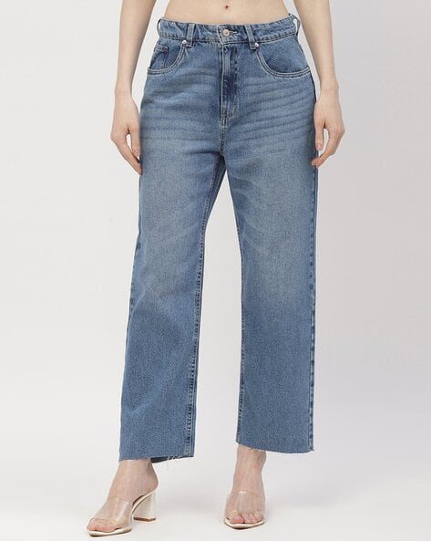Women Mid-Rise Straight Fit Jeans