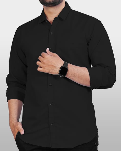Men Printed Slim Fit Shirt