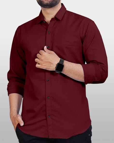 Men Stripes Regular Fit Shirt