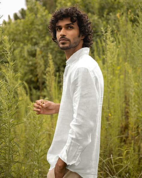 Men Checked Slim Fit Shirt with Full Sleeves