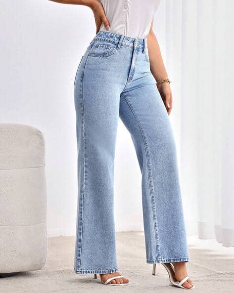 High-Rise Flared Jeans