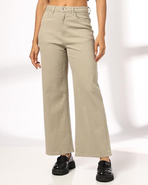 High-Rise Bootcut Jeans