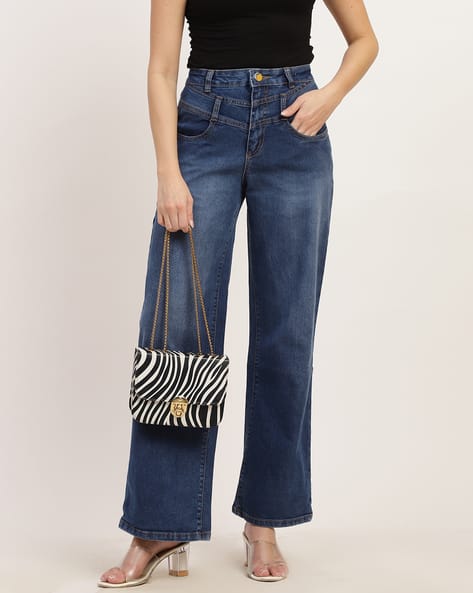 Shein Full Length Baggy Fit Jeans With Pockets